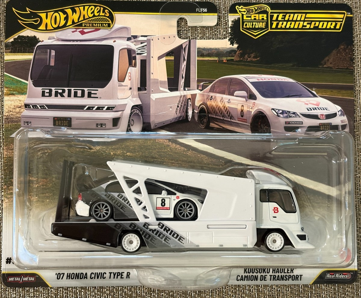 HOTWHEELS TRANSPORT CIVIC TYPE R