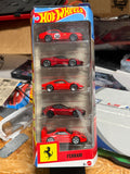 HW Ferrari 5 Pack