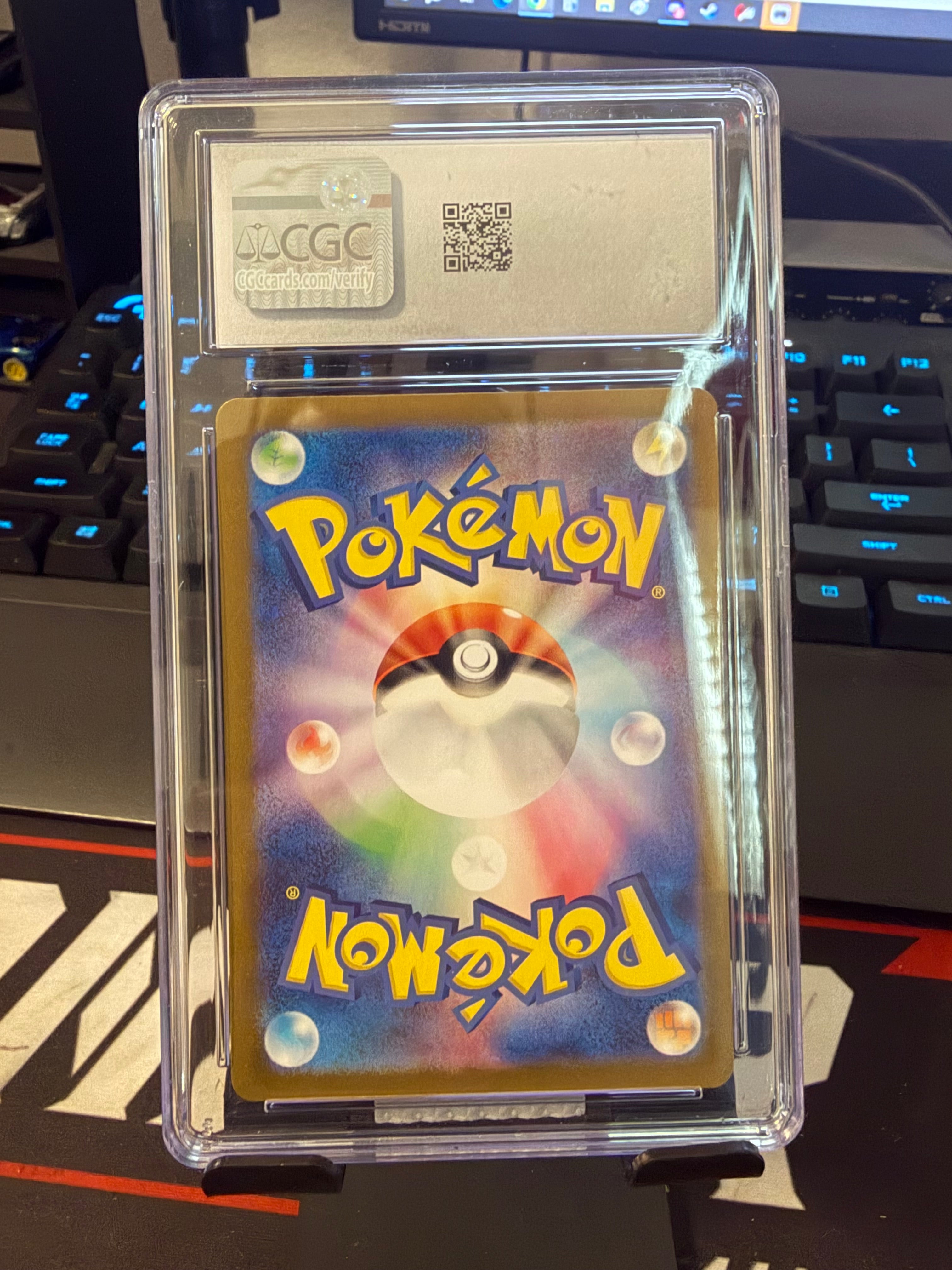CGC 9 Tangela AR 178/165 Pokémon 151 SV2a Japanese Card Scarlet & Violet