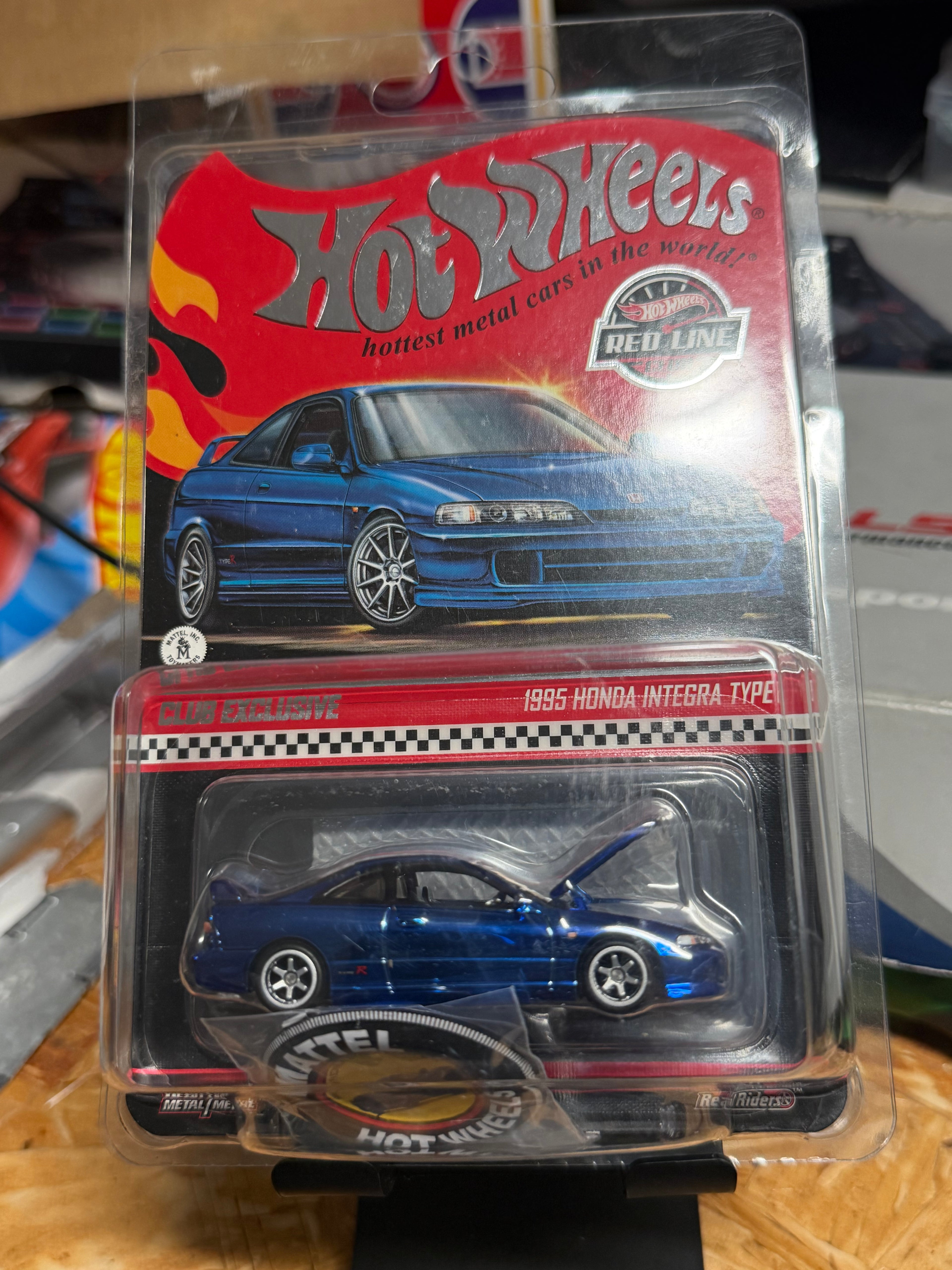 Hot Wheels 2025 RLC Membership 1995 Honda Integra Type R Spectraflame Blue JDM