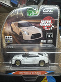 GREENLIGHT 2007 Nissan GT-R (R35) White 1:64 Diecast Tokyo Torque