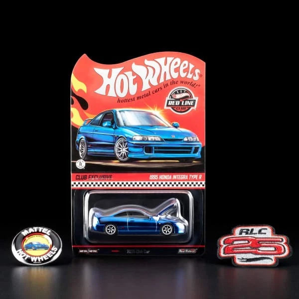 Hot Wheels 2025 RLC Membership 1995 Honda Integra Type R Spectraflame Blue JDM